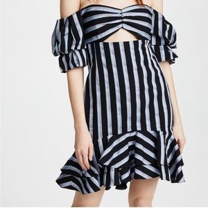 Wayf Off the Shoulder Cutout Dress